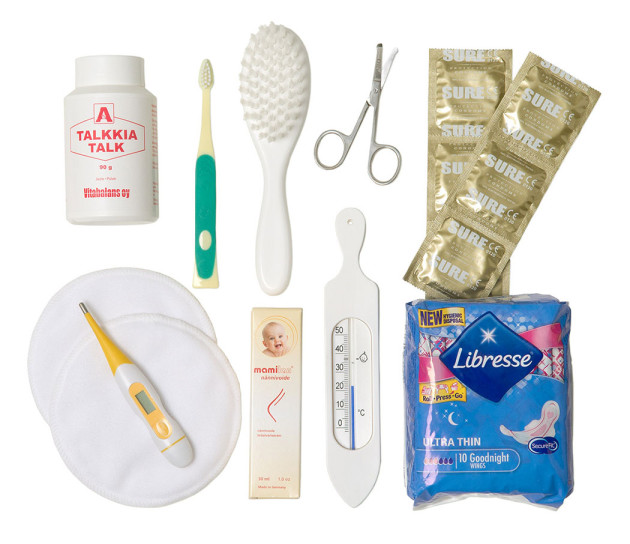 Äitiyspakkaus 2016: Hygieniatarvikkeet