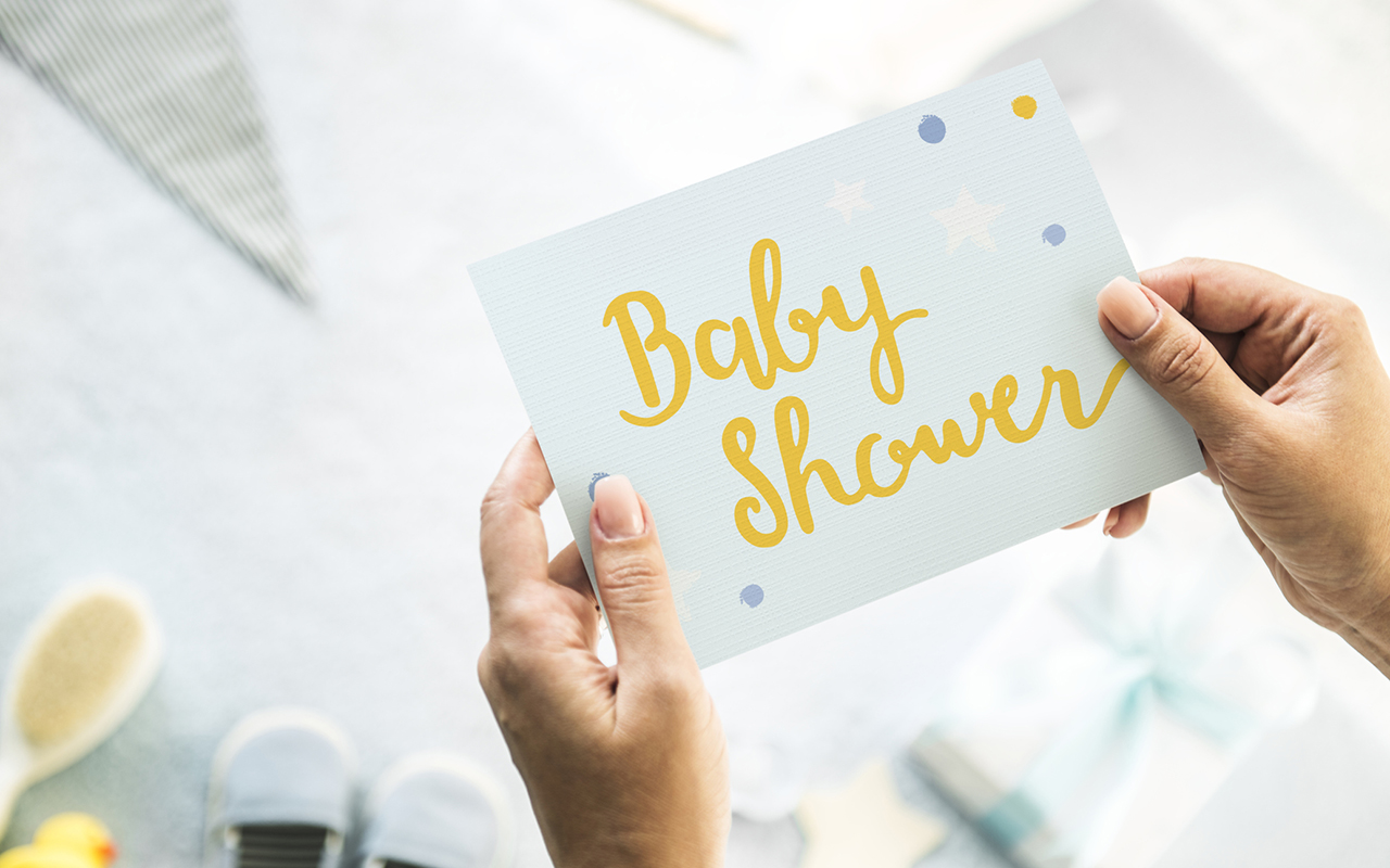 Baby Shower -kortti
