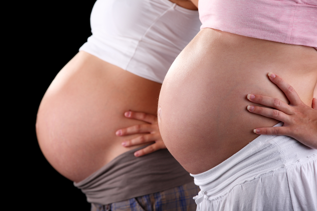 Näihin ulottuvuuksiin vatsa kasvaa raskauden viimeisellä kolmanneksella.