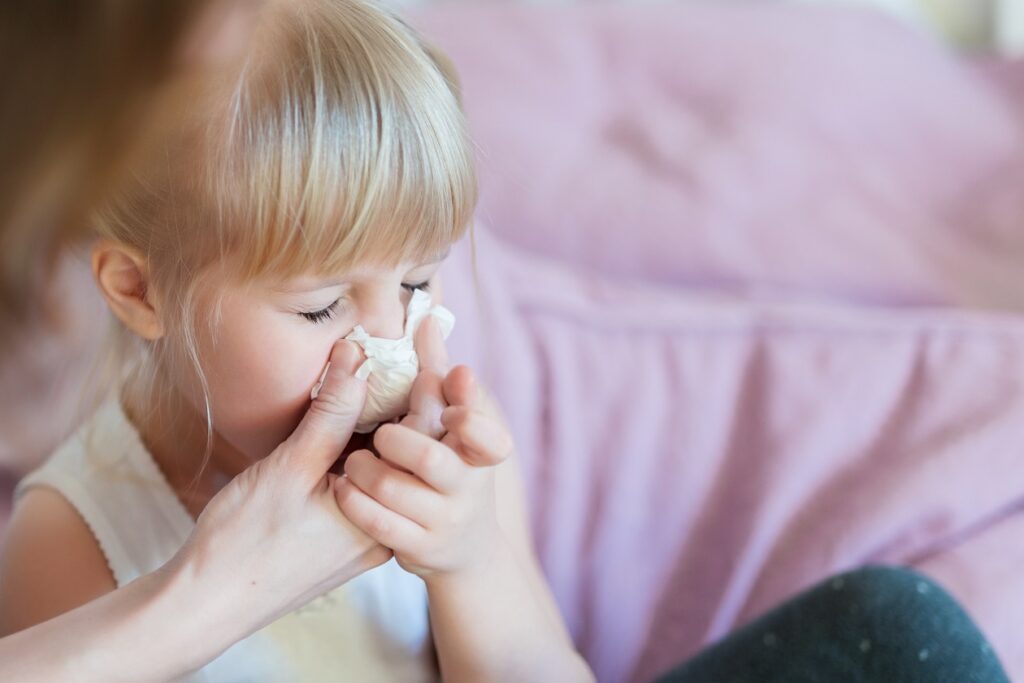 Sivuontelotulehdus lapsella on usein flunssan jälkitauti.